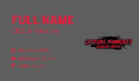 Drip Horror Wordmark Business Card Image Preview