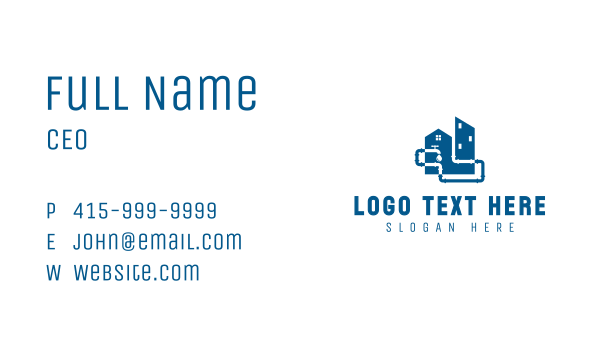 Industrial Plumbing Handyman Business Card Design Image Preview