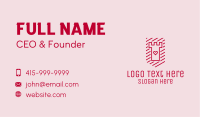 Love Tower Shield  Business Card Image Preview
