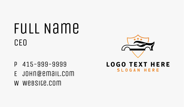 Sports Car Racing Business Card Design Image Preview
