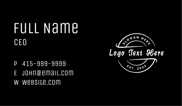 Generic White Business Business Card Design Image Preview