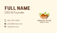 Organic Spice Bowl  Business Card Image Preview