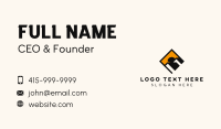 Roofing Property Roof Business Card Design