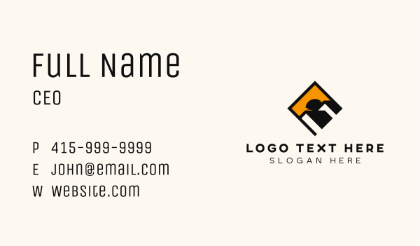 Roofing Property Roof Business Card Design Image Preview