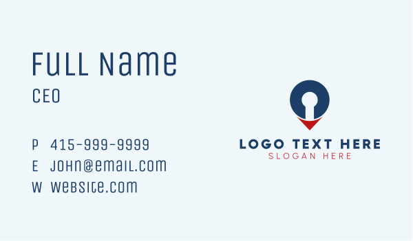 Location Key Security Business Card Design Image Preview