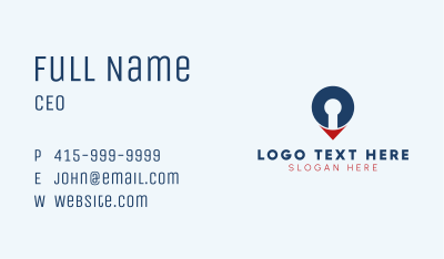 Location Key Security Business Card Image Preview