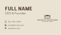 Furniture Bed  Pillow Business Card Image Preview