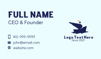 Blue Winged Boat  Business Card Preview