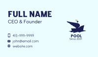 Blue Winged Boat  Business Card Design