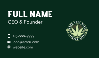 Medical Organic Weed Business Card Image Preview