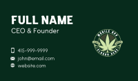 Medical Organic Weed Business Card Image Preview