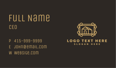 House Frame Realty Business Card Image Preview