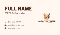 Cute Dog Head Business Card Image Preview