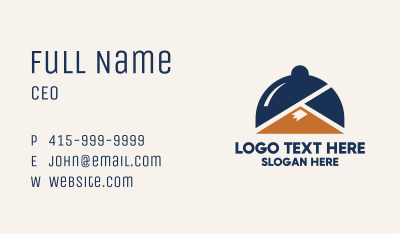 Mountain Food Cloche Business Card