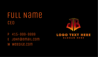 Scary Metal Band Business Card Image Preview