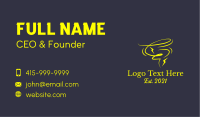 Scribble Hurricane Thunder  Business Card Image Preview