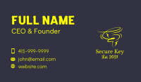 Scribble Hurricane Thunder  Business Card Image Preview