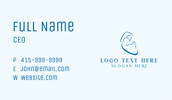 Mom Baby Parenting Business Card Design Image Preview