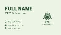 Eco Friendly Gardening Leaf  Business Card Image Preview