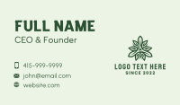 Eco Friendly Gardening Leaf  Business Card Preview