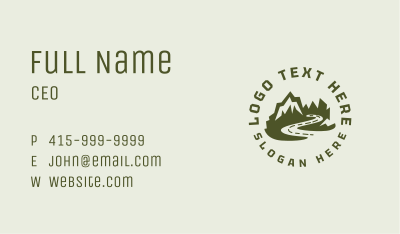 Green Mountain Road Business Card Image Preview