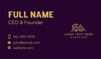 Triangle House Roof Business Card Image Preview