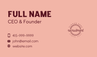 Cupcake Bakery Shop Business Card Image Preview