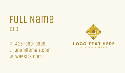 Interior Textile Decoration  Business Card Image Preview
