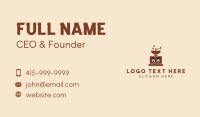 Coffee Grinder  Mascot  Business Card Image Preview