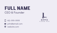 Lawyer Legal Advice Firm Business Card Image Preview