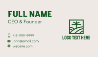 Palm Tree Field Business Card Image Preview