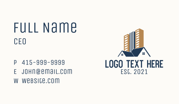 Home Building Real Estate Business Card Design Image Preview