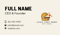 Spicy Beef Burger  Business Card Image Preview