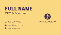Attorney Woman Justice Business Card Design