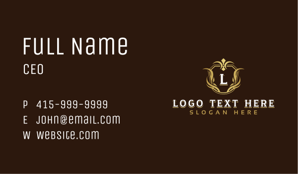 Luxury Ornamental Deluxe Business Card Design Image Preview