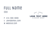 Barbershop Scissors Wordmark Business Card Image Preview