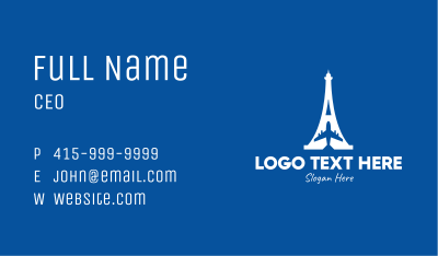 French Airline Business Card