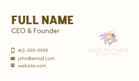 Flower Hornet Bee Business Card Design