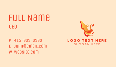 Fire Horse Heating Business Card Image Preview