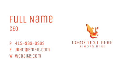 Fire Horse Heating Business Card Image Preview
