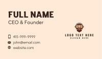 Man Beard Mascot  Business Card Image Preview