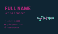 Graffiti Mural Wordmark Business Card Image Preview