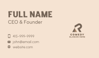 Pyramid Finance Firm Letter R Business Card Image Preview