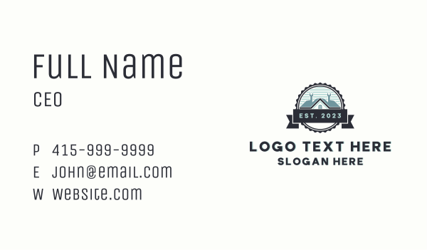 House Roof  Wrench Business Card Design Image Preview