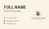 Forest Woodcutting Axe Business Card Image Preview