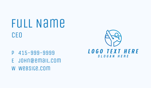 Sports Karate Athlete Business Card Design Image Preview