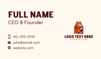 Retail Beverage Vending Business Card Preview