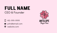 Heart Petal Ribbon Business Card Image Preview