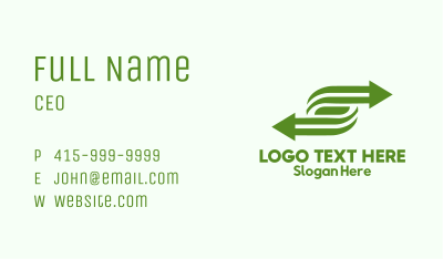 Business Forwarding Arrow Business Card Image Preview