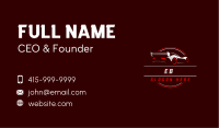 Race Car Automotive Business Card Image Preview